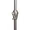 8ft. Burgundy & White Stripe Patio Market Umbrella with Hand Crank & Tilt